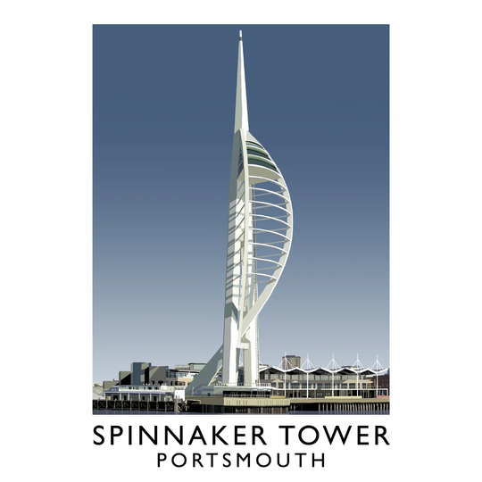 Spinnaker Tower by Richard O'Neil - Graphic Art Print on Paper