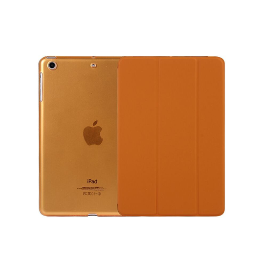 (Orange, Ipad 2020/2021(10.2)) Tablet Cover For iPad Leather Case Flip Smart Stand Cover Mini Pro Air 10.2 10.5