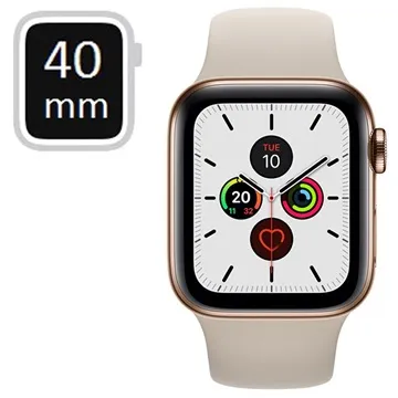 Apple Watch Series 5 LTE MWX62FD/A - Stainless Steel, Sport Band, 40mm - Gold