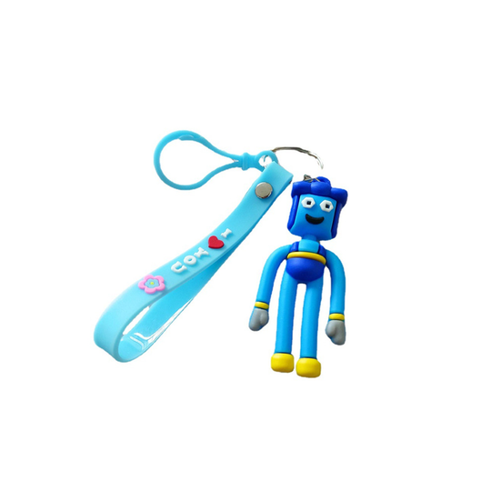 (Poppy Daddy) Poppy Playtime Mom Dad Keychain Three-Dimensional Doll Pendant Couple Keychain