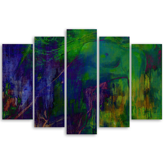 Canvas Print Abstract Woman Painted