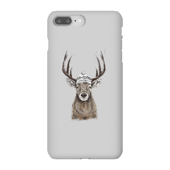 Balazs Solti Winter Deer Phone Case for iPhone and Android - iPhone 8 Plus - Snap Case - Gloss