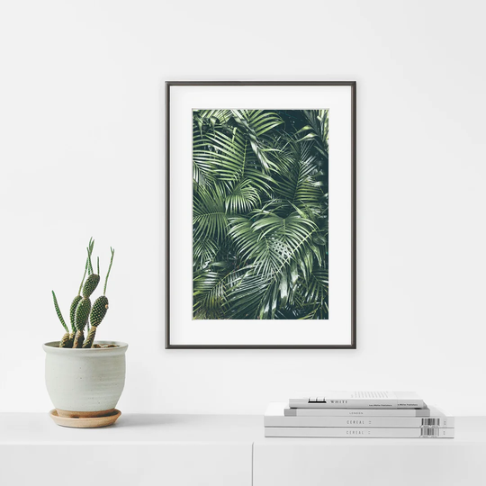 Green Leaves - Picture Frame Photograph Print on Paper
