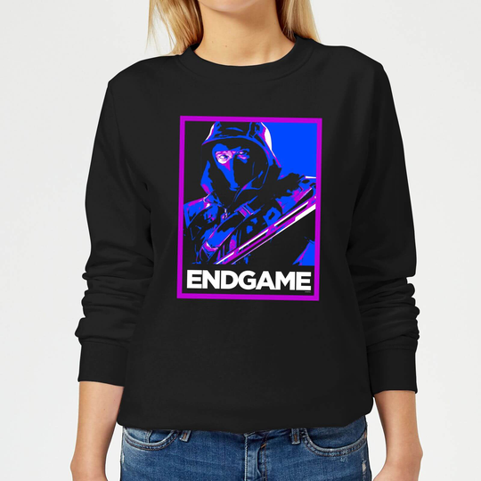 Avengers Endgame Ronin Poster Women's Sweatshirt - Black - L