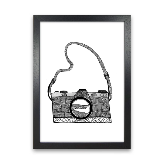 Camera by Carissa Tanton - Graphic Art