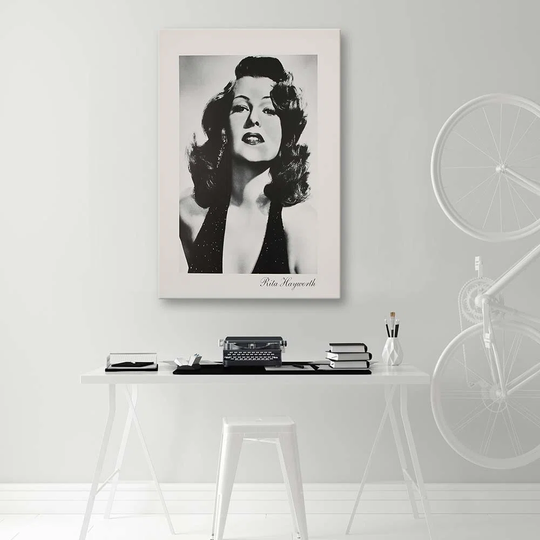Canvas Print Rita Hayworth Portrait