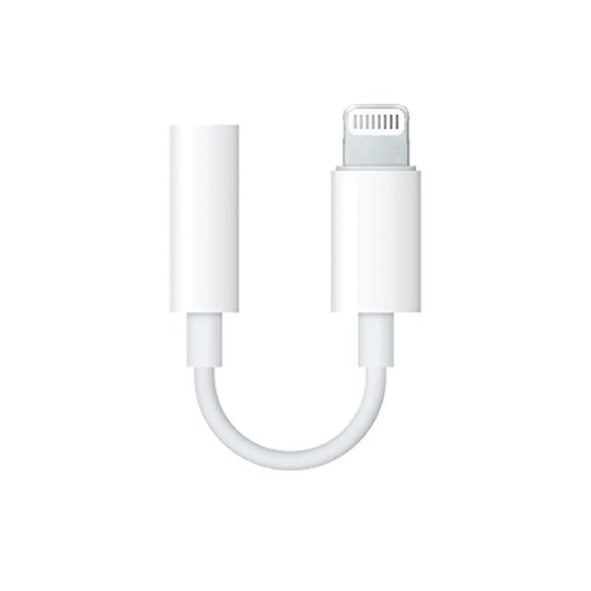 Apple Lightning 3.5mm Headphone Jack Adapter - White