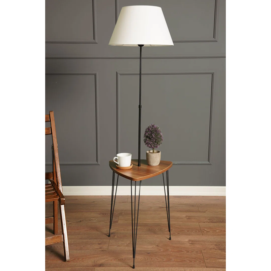 Adrain 147cm Black Tripod Floor Lamp