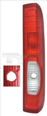 Combination Tail Light 11-12383-01-2 TYC 1112383012