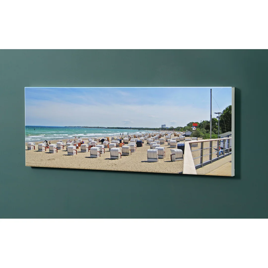 Notiz Motive Beach Baltic Sea Magnetic Wall Mounted Cork Board