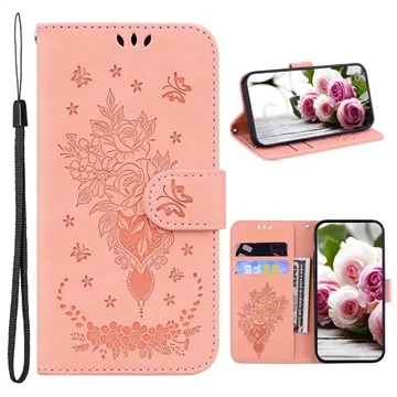 Roses Series Motorola Moto G52 Wallet Case - Pink