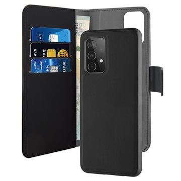 Puro 2-in-1 Magnetic Samsung Galaxy A52 5G, Galaxy A52s Wallet Case (Open-Box Satisfactory) - Black