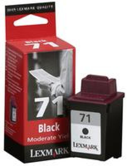 Lexmark No71 Inkjet Cartridge Black 015MX971E