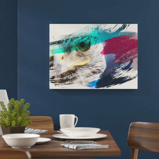 'Falcon Bird' Graphic Art Print Poster