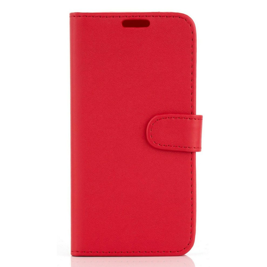 For Samsung Galaxy A5 2017 Phone Case, Cover, Wallet, Slots, PU Leather / Gel - Red