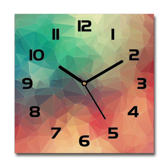 Jevgenia Geometric Silent Wall Clock