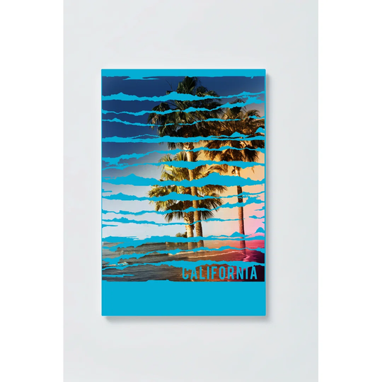 California Motif Magnetic Wall Mounted Cork Board