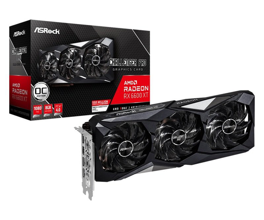 Asrock Radeon RX 6600 XT Challenger Pro 8GB OC Graphics Card