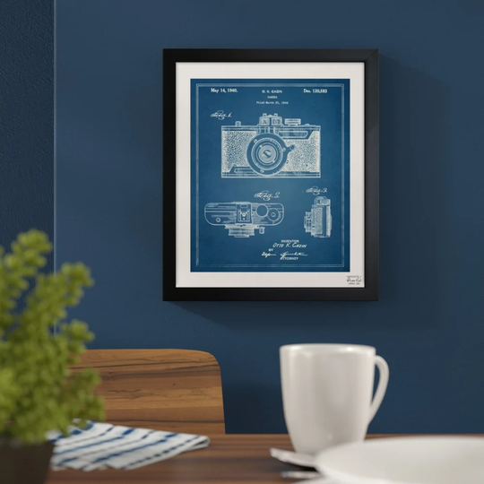 'Cazin Design For A Camera 1940' Framed Graphic Art
