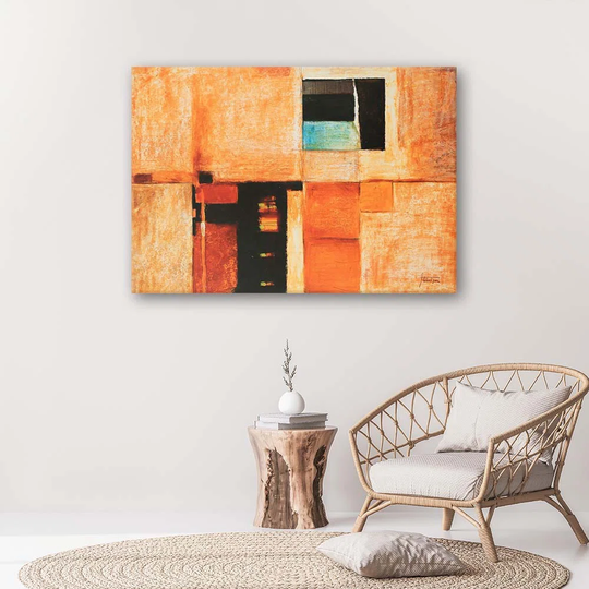 Canvas Print Abstract Orange