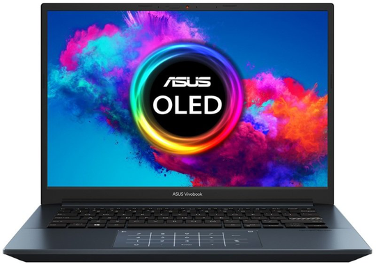 ASUS Vivobook Pro OLED K3400PH Intel Core i5-11300H, 8GB RAM, 512GB SSD, NVIDIA GeForce GTX 1650, 14 inch 2.8K (2880 x 1800) OLED Screen, Windows 10 with Windows 11 free upgrade - K3400PH-KM021T