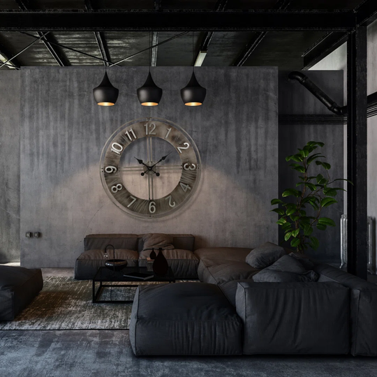 Oversized Notker 76cm Wall Clock