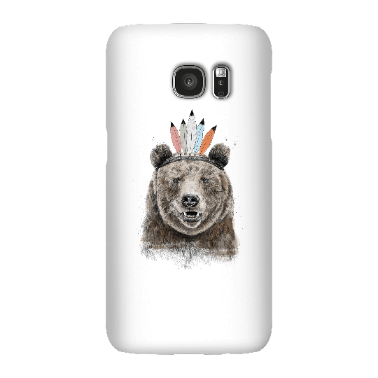 Balazs Solti Native Bear Phone Case for iPhone and Android - Samsung S7 - Snap Case - Matte