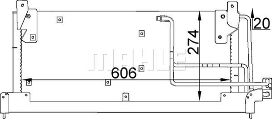 Condenser Air Conditioning 8FC351037-591 by BEHR
