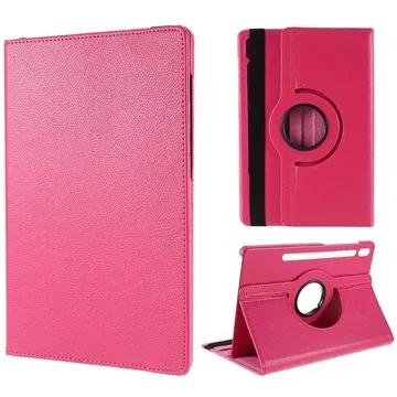 Samsung Galaxy Tab S8+ 360 Rotary Folio Case - Hot Pink