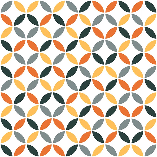Lamari Orange Geometric Orange Wallpaper