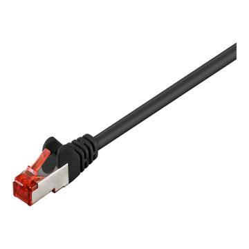 goobay CAT 6 SFTP, PiMF Patchkabel - 2m - Black