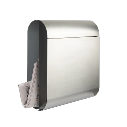 Cosmo Wall Mounted Stainless Steel Lockable Weatherproof Post Box