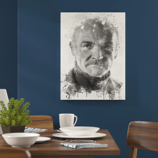 'Sean Connery' Graphic Art Print Poster