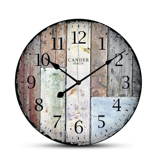 Vintage 30.5cm Silent Wall Clock