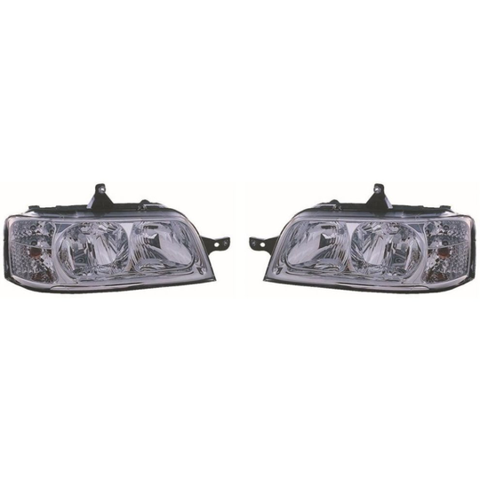 Fiat Ducato Mk3 Van 5/2002-2006 Halogen Headlights Headlamps 1 Pair O/S & N/S