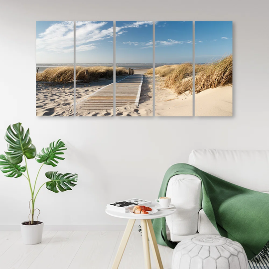 Canvas Print Beach Sea Sand Nature