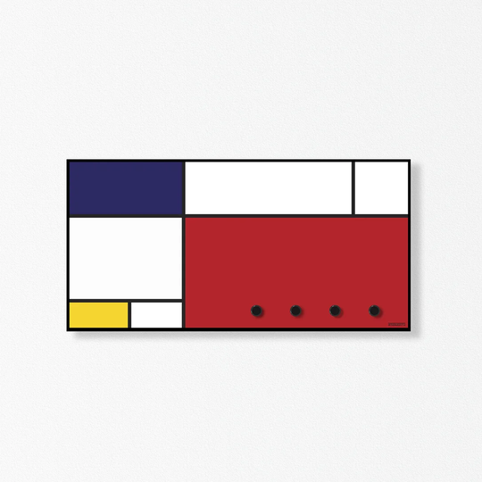 Abstract Art Magnetic Board Key Hook