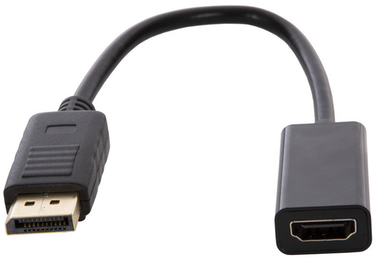 Xenta Display Port to HDMI Adapter Cable 10cm Black
