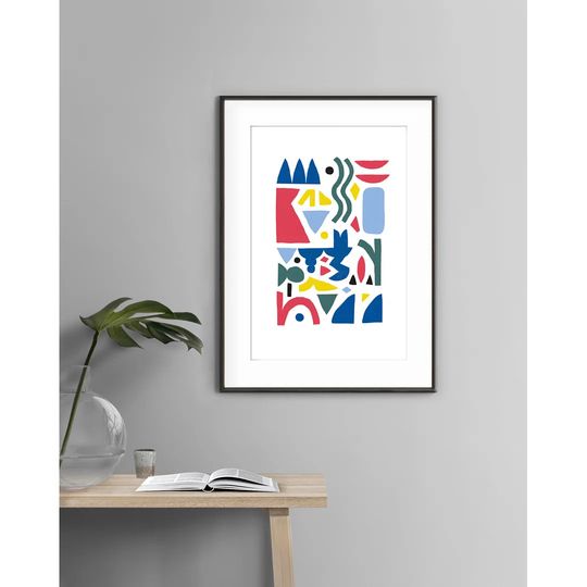 Mozaïque Colorée N.2 - Picture Frame Graphic Art Print on Paper