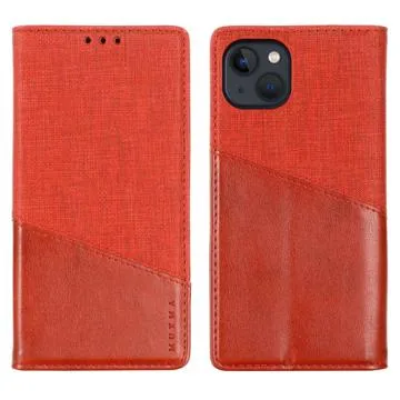 Muxma MX109 iPhone 14 Plus Wallet Case - Red