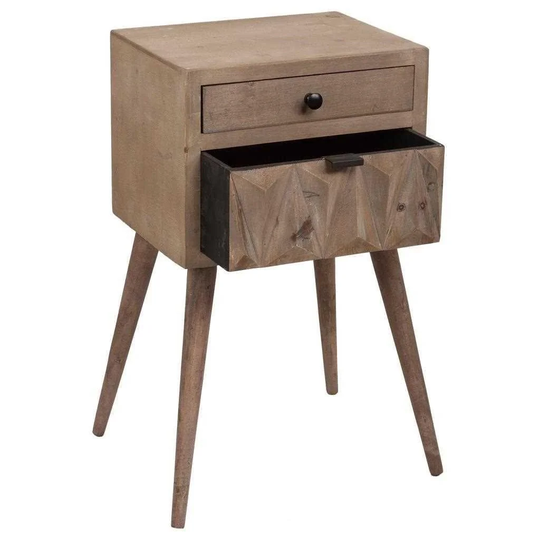 Brookdale 2 Drawer Bedside Table