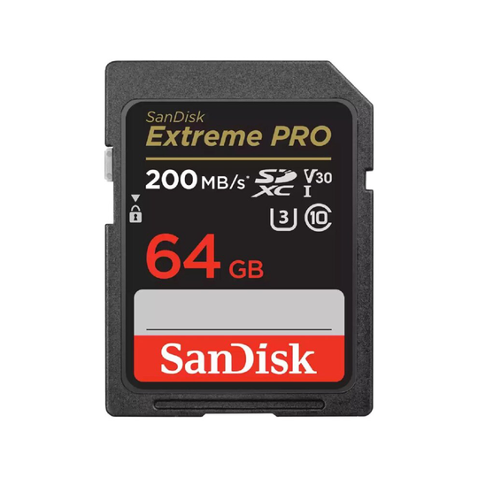 Sandisk SD Extreme Pro 200MB/s Flash Memory Card 64GB