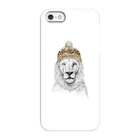 Balazs Solti Lion With Hat Phone Case for iPhone and Android - iPhone 5/5s - Snap Case - Gloss