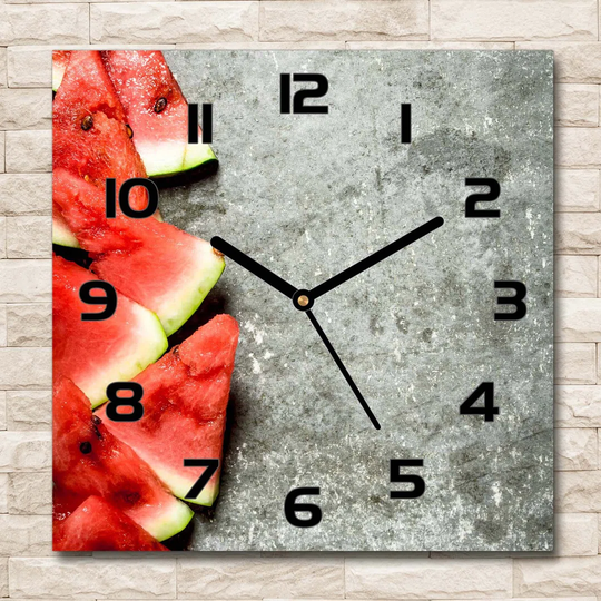 Heflick Sliced Watermelon Silent Wall Clock