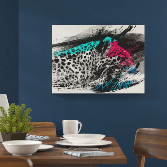 'Leopard Tiger' Graphic Art Print Poster