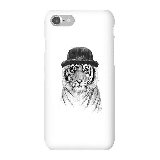 Balazs Solti Tiger In A Hat Phone Case for iPhone and Android - iPhone 7 - Snap Case - Gloss