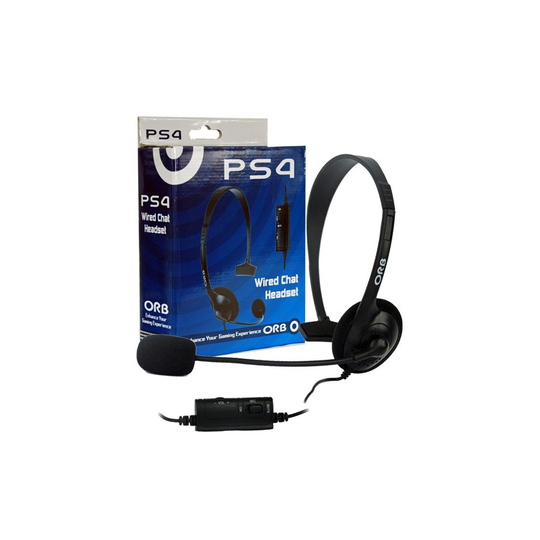 ORB PS4 Mobile Wired Chat Headset