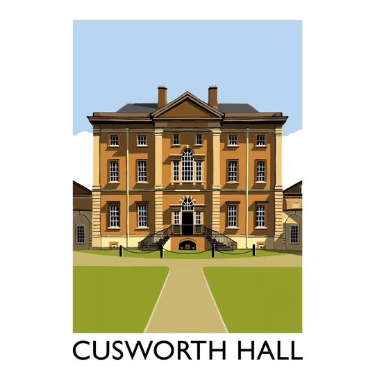 Cusworth Hall 1 by Richard O'Neil - Graphic Art Print on Paper
