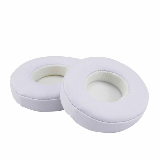 (White) Replacement Ear Pads Soft Cushion Cover for Dr. Dre Beats Solo 2.0 3.0 Headset