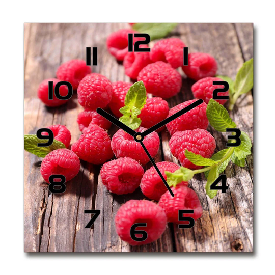 Hendri Raspberries Silent Wall Clock